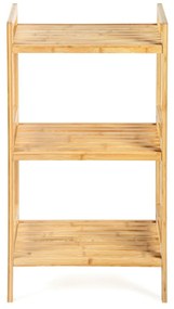 G21 Bambusový regál, 3 police, 3 poschodia