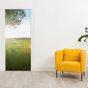 Fototapeta na dvere - Letná lúka (95x205cm)