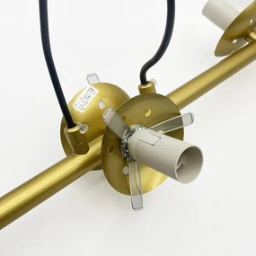 Brilagi - Luster na lanku MALONY 6xE14/20W/230V zlatá