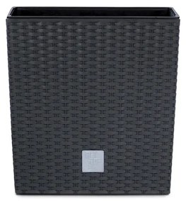 Plastový kvetináč DRTS400L 40 cm - antracit