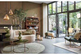 Hnedá knižnica z masívu akácie 120x160 cm Yuki - Light &amp; Living