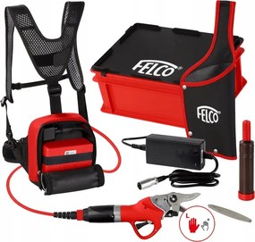 Felco 802 G+ Elektrické Nožnice S Batohom 2 X Akumulátor Ľavák