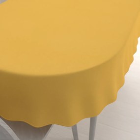 Biante Dekoračný oválny obrus BKU-109 Horčicový 140x220 cm