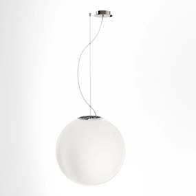 LUNEA  | závesná lampa biele sklo Priemer: 50cm