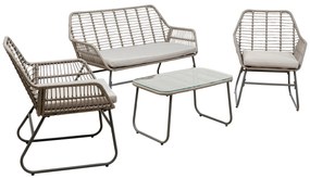 Hilo sedacia súprava sivá