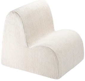 Krémové menčestrové detské kresielko Cloud – Wigiwama