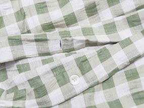 Krepové obliečky do postieľky Renforcé GRENTIS zelené Rozmer obliečky: 45 x 65 cm | 90 x 140 cm