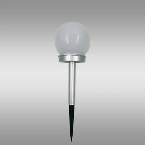 Solárna lampa GUĽA 10CM SILVER EKO0611