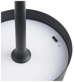 Čierna LED stolová lampa (výška 37 cm) Bradford – House Nordic