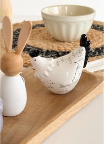 Keramická sliepočka HENIQUE 8 cm biela - viac variantov