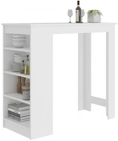 Barový stôl 115cm biely