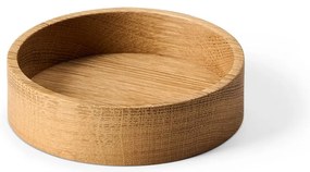 Dekoratívny drevený úložný box v prírodnej farbe ø 11x3 cm Circle S – LIND DNA
