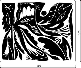 Modrá deka 165x200 cm Lino – noo.ma