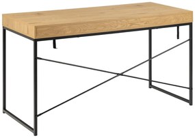 Actona Písací stolík Seaford 140 - dub divoký / čierna