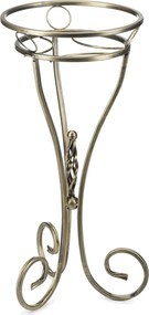 STOJAN NA KVETINÁČ SHANE 60X28 CM ZLATÁ