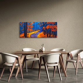 Obraz jesenného lesa (120x50 cm)