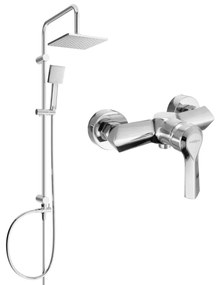Mexen Tord sprchový set s dažďovou sprchou a sprchovou batériou Sabre, chrómová, 72140200-00