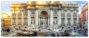 Obraz - Fontána di Trevi (120x50 cm)