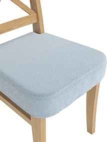 Sedák na stoličku Ingolf farba produktu modrá látka zapletaná
