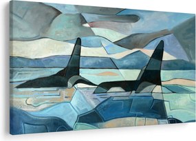 Obraz - Kosatky (90x60 cm)