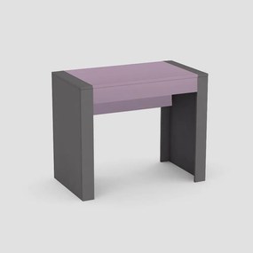 PC stôl, REA JAMIE-P, 1x zásuvka, dub vicenza