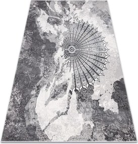 Koberec ALLURE 5715 svetlosivý / biely