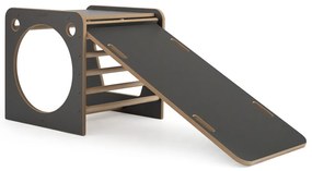 Obojstranná doska k multifunkčnej kocke - rebrík, šedá
