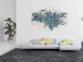 Obraz - Vincent van Gogh, Irises, reprodukcia (150x105 cm)