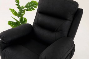 Polohovateľné kreslo Comforto M (čierna). Akcia -18%. Vlastná spoľahlivá doprava až k Vám domov. 1145375