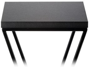 STOJAN NA KVETINÁČ LOFT6 40X24X24 CM ČIERNA