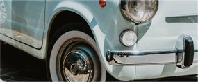 Obraz - Retro auto Fiat (120x50 cm)