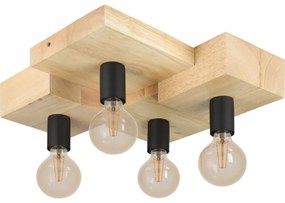 Eglo 43798 - Stropné svietidlo HALKIN 4xE27/40W/230V