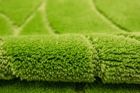 Kúpeľňový koberček Honey svetlozelený