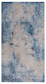 Koberec ALMERA s orientálnym vzorom modrý 80x140 cm