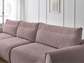 Svetloružová rohová pohovka Aden – Bobochic Paris