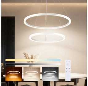 Brilagi - LED stmievateľný luster na lanku PORTOFINO LED/98W/230V pr. 80 cm biela +DO