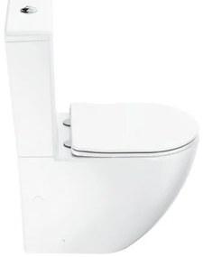 Ravak X01870 - kombinované bezokrajové WC (Rimless) s WC sedátkom SoftClose OPTIMA, keramika/biela