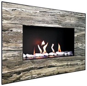 BIO FLAME biokrb Marble 800 Gray