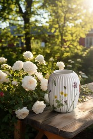 KÄHLER Porcelánová váza Hammershøi Wild Flowers 21 cm