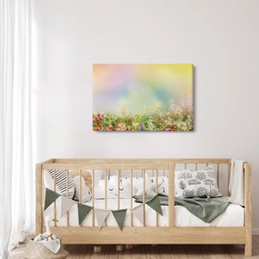 Obraz - Maľovaná lúka 2 (90x60 cm)