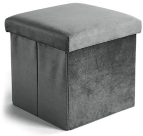 Úložná taburetka DIEGO L grafitová
