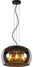 Lucide 45401/40/65 - Luster na lanku OLIVIA 3xE27/40W/230V pr. 40 cm čierna