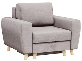 PROXIMA.store - Rozkladacie kreslo - prístelka s roštom MADERA DRUH LÁTKY: CONCEPT - 1