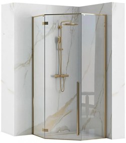 Sprchový kút Diamond Rea K6616 100x100x195 gold