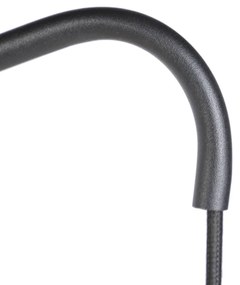 Retro nástenná lampa zlatá/mosadzná s tienidlom - Demi