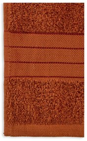 Froté bavlnené uteráky v tehlovej farbe v súprave 4 ks 50x100 cm – Good Morning