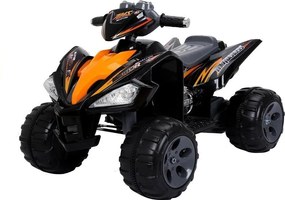 LEAN CARS Nabíjacia štvorkolka s veľkými kolesami čierna