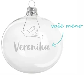 Pieskovaná banka Holubica s menom 8 cm
