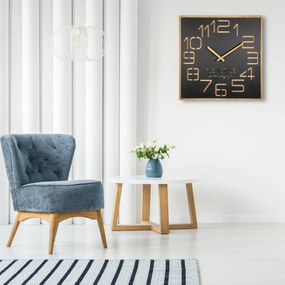 Dekorstudio Moderné drevené hodiny EKO Digits - 60cm