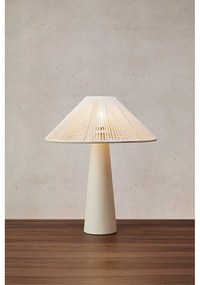 Béžová stolová lampa s textilným tienidlom (výška 50 cm) Favoro – Markslöjd
